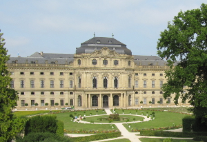 резиденция епископов в Вюрцбурге, объект всемирного наследия ЮНЕСКО