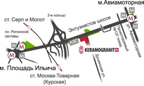 схема проезда