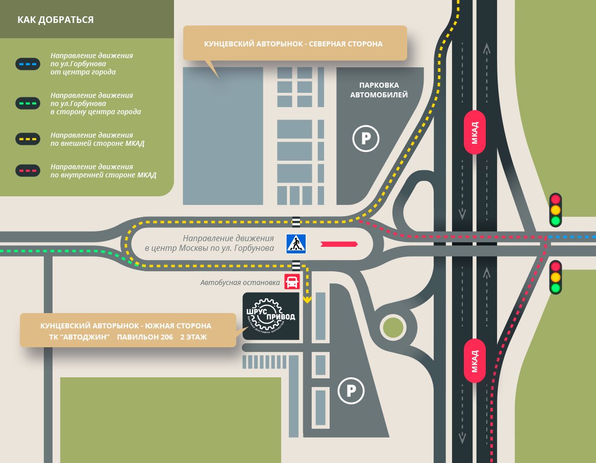 Кунцевский авторынок схема